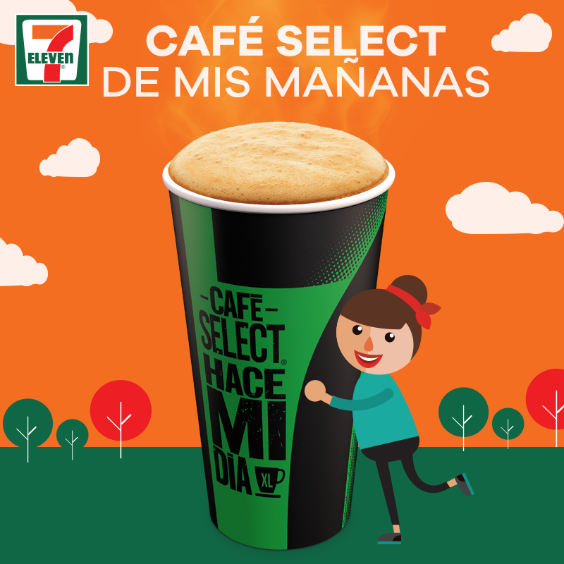CafeSelectMX's tweet photo. RT @7ElevenMexico: ¡Buenos Días! Te esperamos con #CafeSelect recién hecho. https://t.co/rKGqGCxnbk
