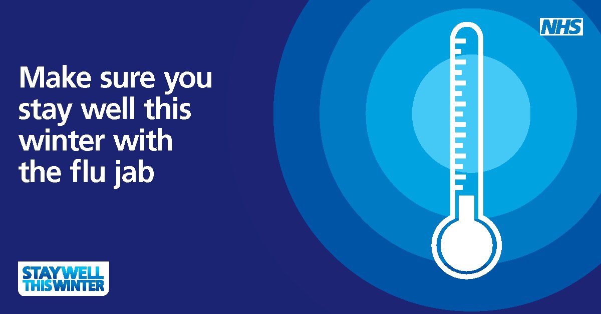 UKHSA's tweet photo. People aged 65 or older are eligible for a free flu jab. Make sure you #StayWellThisWinter https://t.co/rplJzltWes https://t.co/r8edSyQ4oy