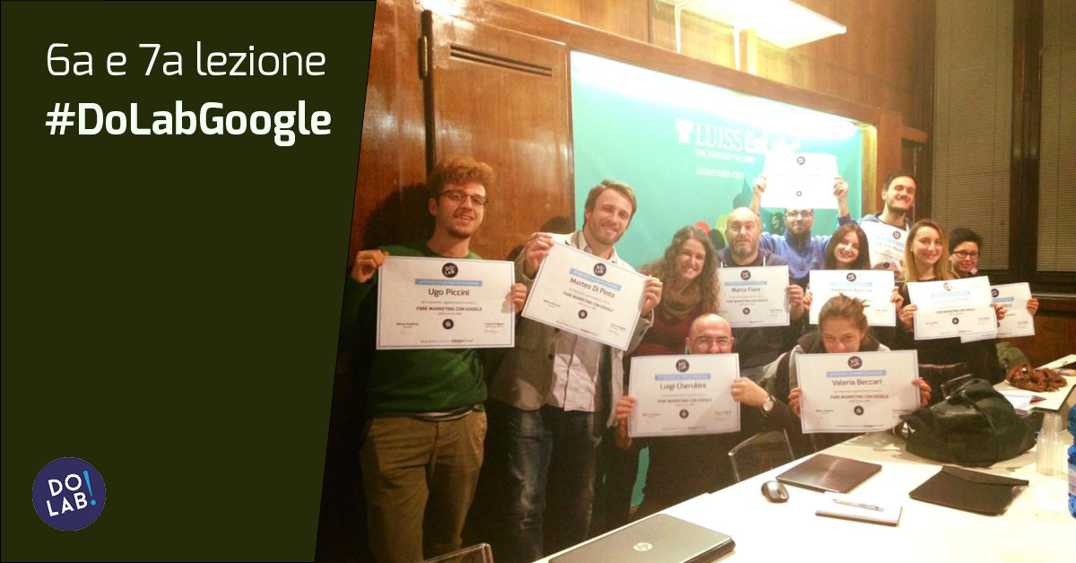 dolabschool's tweet photo. Si è concluso #DoLabGoogle, il corso per imparare Google #AdWords. Ecco il riassunto delle ultime due lezioni. #SEM https://t.co/P4Q7vydUxG