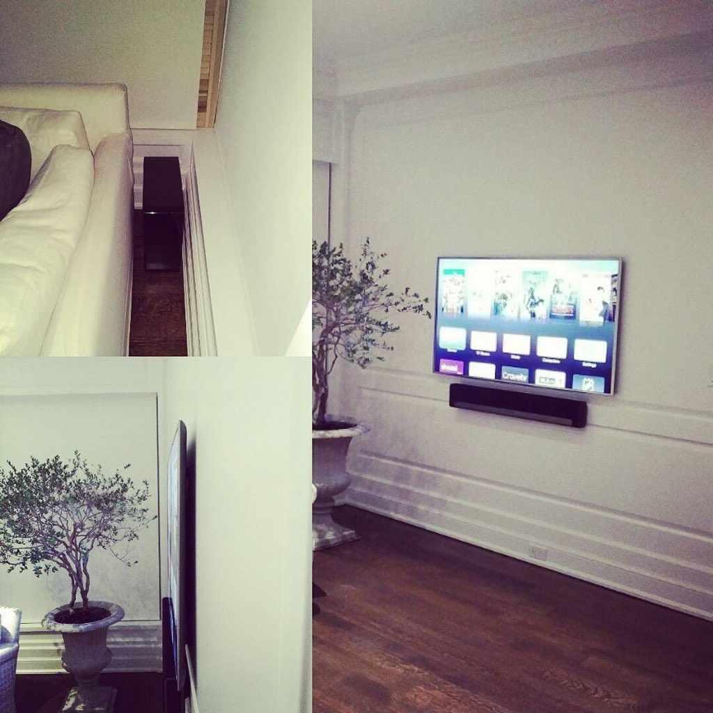 SmartFinish's tweet photo. A #Samsung #UN55JU8500 #UHD #4K TV with #Sonos #Playbar, #Sub &amp; #ConnectAmp powering #Paradigm in-ceiling speakers. https://t.co/VL8sabIHYD