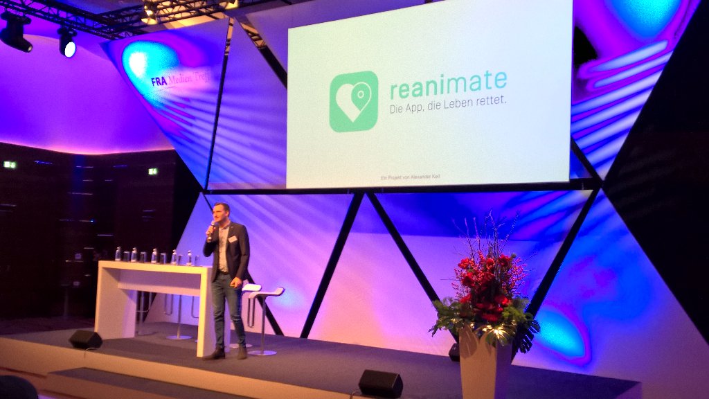 #reanimate die #App die #Leben rettet #FraMedienTreff <a href="/airport_fra/">Frankfurt Airport</a> <a href="/Stadt_FFM/">Frankfurt am Main</a> <a href="/FAZInstitut/">F.A.Z.-Institut</a> future-award.com