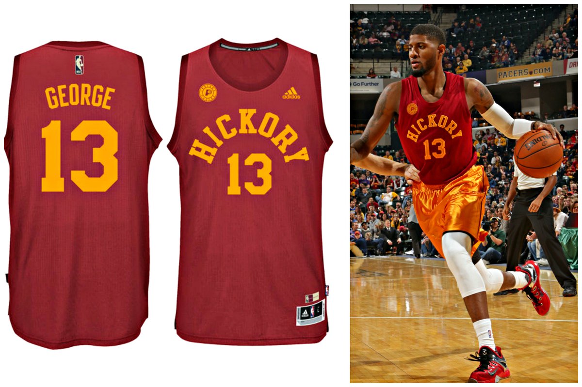 hickory paul george jersey