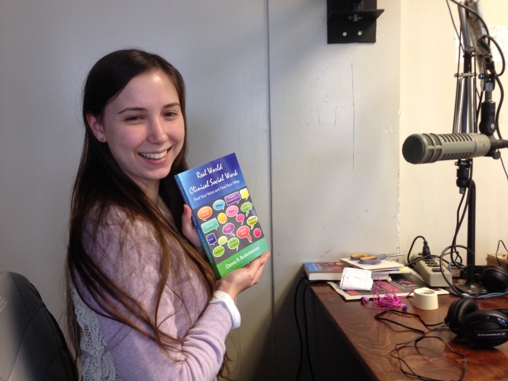 socialworkersfm's tweet image. Thanks to #UAlbany #socialwork student for being a guest co-host today! @UAlbanySSW #wcdb