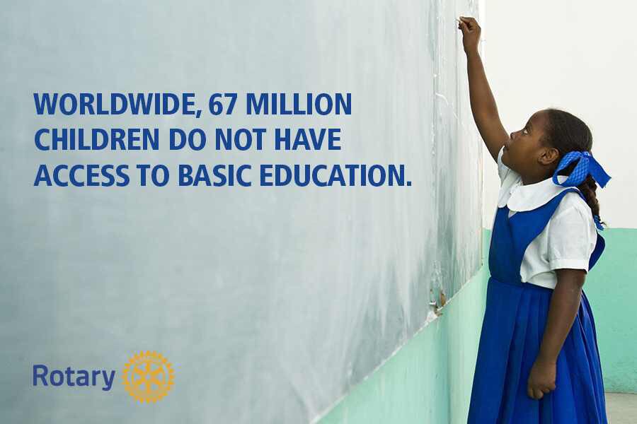 Rotary International tweet media