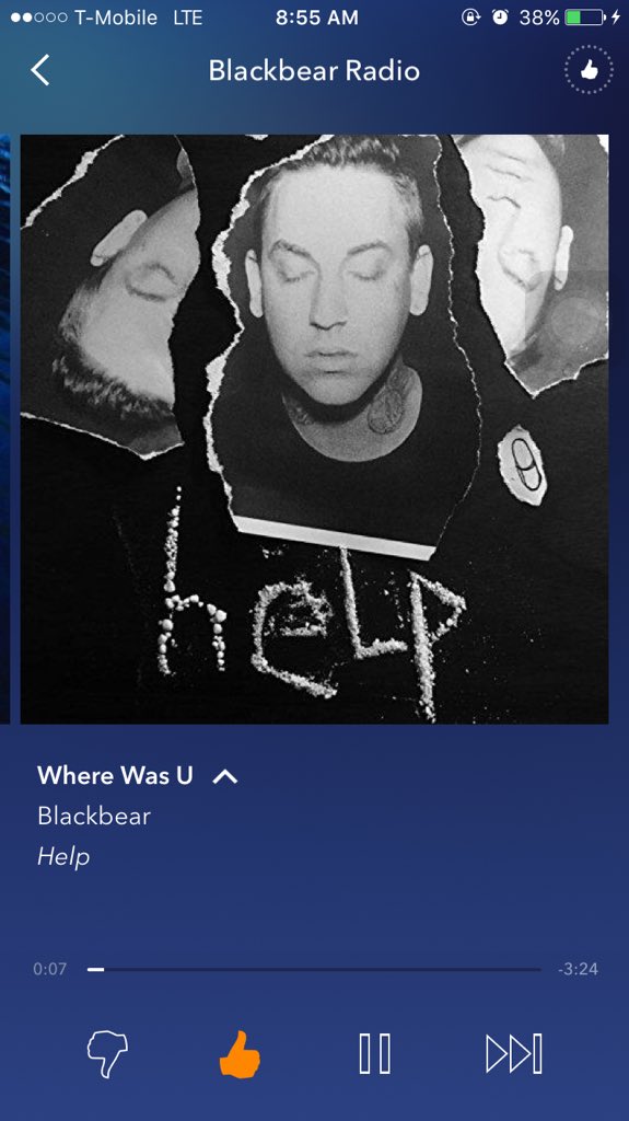 Nskarinaa's tweet photo. @iamblackbear is on Pandora !!! #help1127 https://t.co/RYpQiB1lHQ