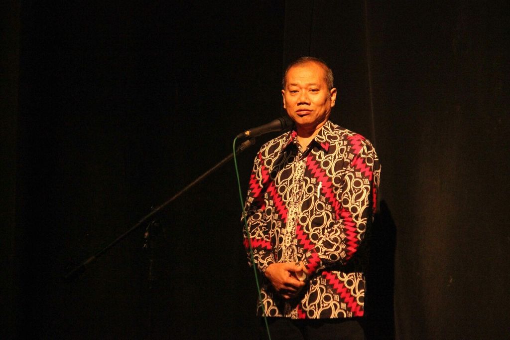TourismAF's tweet photo. Selanjutnya, Bapak Heru perwakilan dari SV memberikan sambutannya #throwbackTAF https://t.co/KosqMTFFua