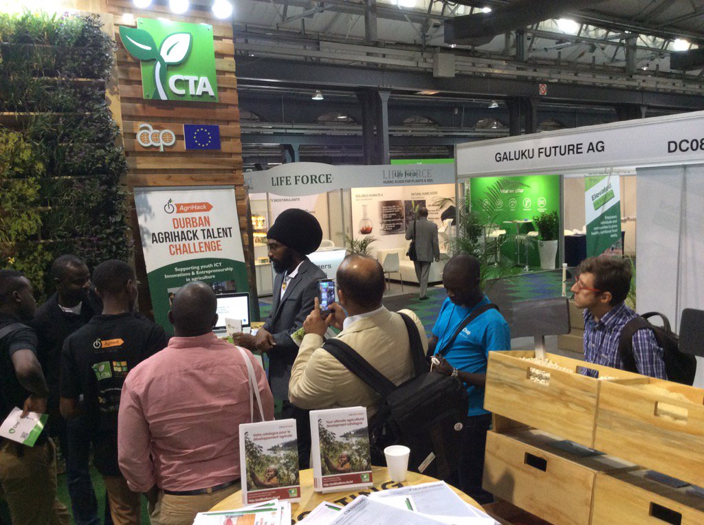 kenloh's tweet photo. @troyrweekes a winner #agrihack #caribbean talking about #CropGuard at #GFIAAfrica #SouthAfrica AgriHack @CTAflash https://t.co/8nSzDjOv8b