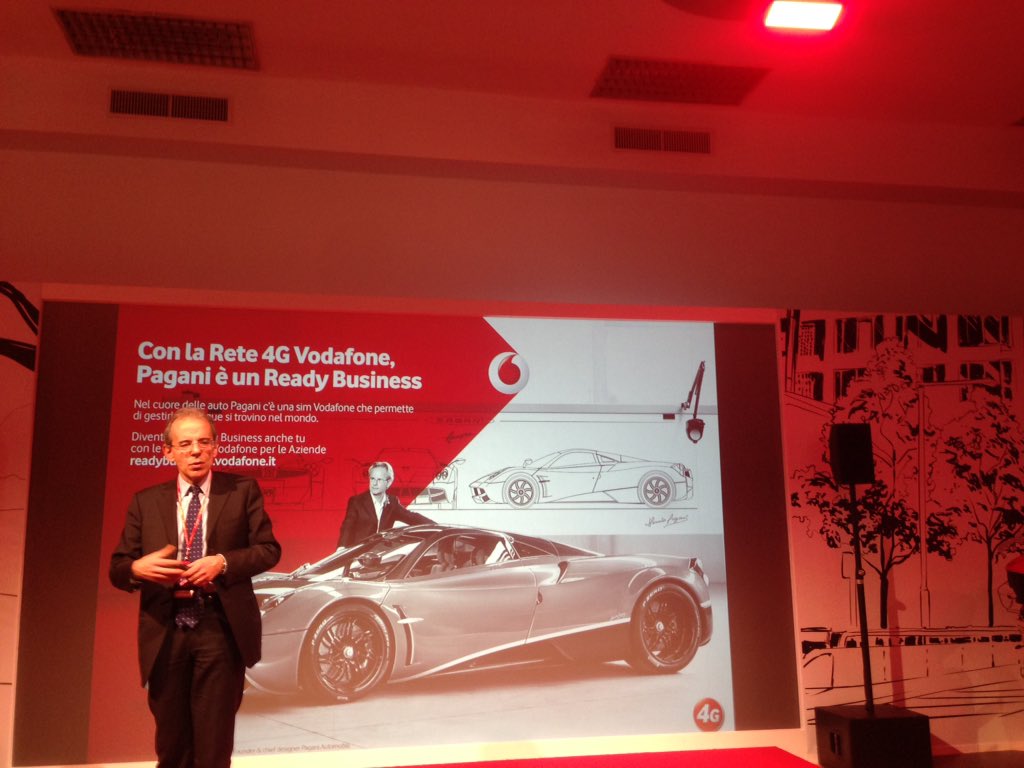 VodafoneIT's tweet photo. "L'essenza di un #sogno è il desiderio di realizzarlo" @HoracioPagani #InternetOfThings https://t.co/88hRG8HGAD