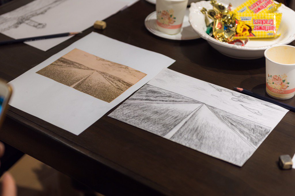 AFHSChina's tweet image. "Sketch from Scratch" event at Ashley Homestore Shanghai. Make each day a masterpiece!