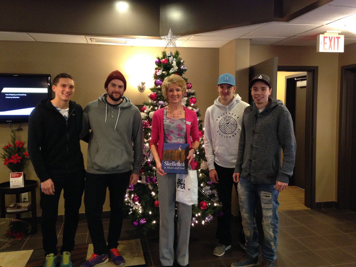 Curling team competes in Bonspiel in Estevan Sk. Suburban Hotel wishes you safe travels back to Sweeden.
#Skelleftea