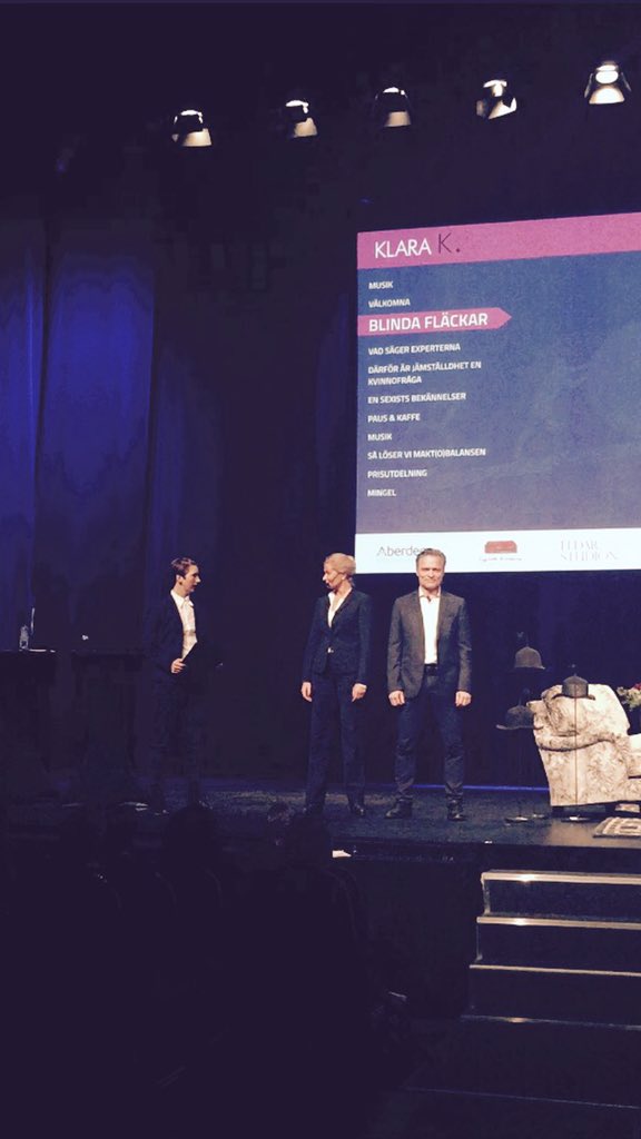 Klara K dagen!@Ledarstudion gestaltar resultat från experiment inom jämställdhet!#retorik #kommunikation #ledarskap