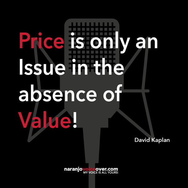 IamOtree's tweet photo. Tired of these annoying discussions about #vorates? Put the focus on your value! #quotes4vo #voiceover https://t.co/X9v2b689DJ
