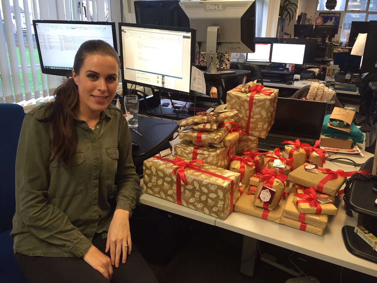 ZingAnythingUK's tweet photo. Wrapping up lots of presents = starting to feel like Christmas! Good job Robyn! :) https://t.co/LFPJYhuClx