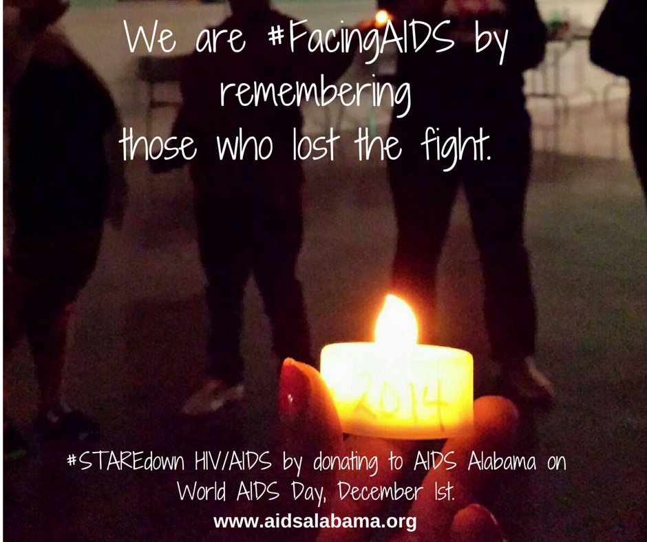 AIDSAlabama's tweet photo. Join us in #FacingAIDS . Let's #STAREdown HIV. Together, we are #GettingtoZero! https://t.co/N38QSRkJ0N https://t.co/0mMcFsm0jE