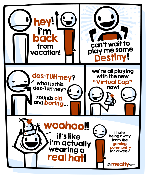 themeatly's tweet photo. Obviously, I'm back from my "vacation"! ^_^
And now I feel like... this... O.o

#gaming #theMeatly https://t.co/H9vNvJnPKf