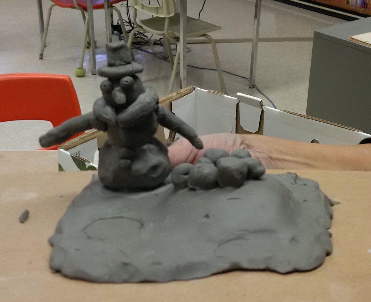 Fantastic clay project by Gr 1. Thanks #VibeArts for your leadership. More creations to come.