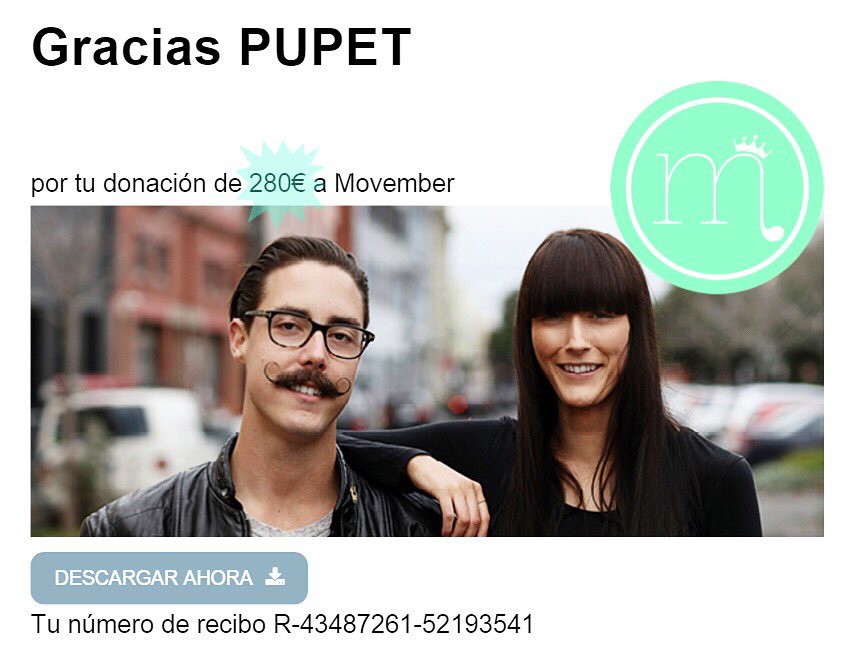 misspupet's tweet photo. Lo prometido es deuda
#Movember #misspupet 
https://t.co/Rz1clQqevz https://t.co/xMqDemnEqf