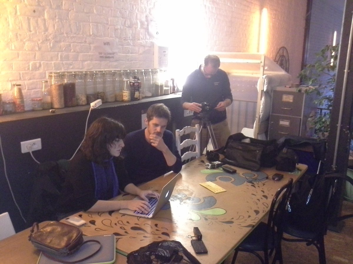 MKSRoom's tweet image. Visite d&apos;un 2e espace de coworking @lacoroutine aussi en gestion collective #Fabtour #tilios