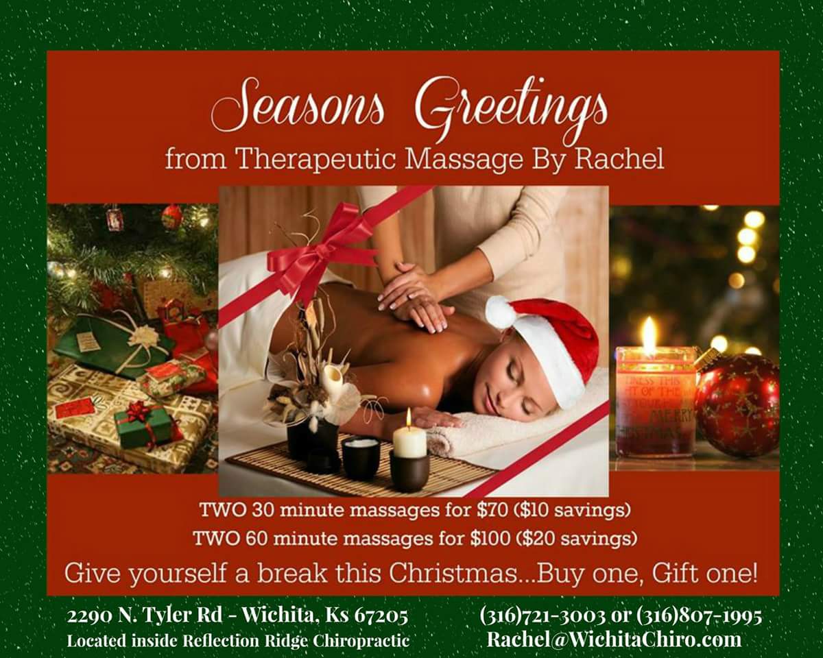 TMbyRachel's tweet photo. @WichitaCheap massages make great gifts! #wichitamassage #christmasspecial #shoplocal https://t.co/KS1zuOMrpA
