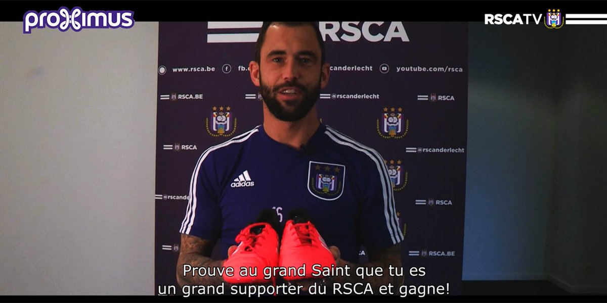 VIDEO | Win de schoenen van Steven Defour ! goo.gl/Y0Dz5p #Sinterklaas #RSCA