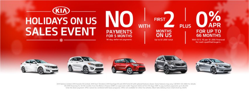 Holidays On Us Sales Event is GOING ON NOW! #SamesKia #DriveLocalDriveSames