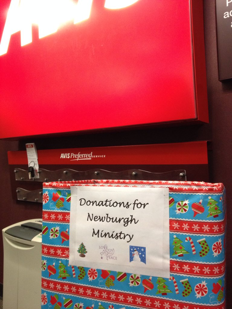 ABG_SWF's tweet photo. @GoAvisBudget #abggivesback #GivingTuesday taking donations for @newburghmin at Stewart Airport till 12/15! https://t.co/o5PTAos8NY