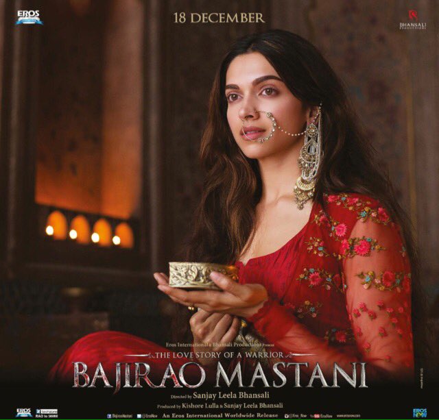 TheDeepikaFB's tweet photo. Latest poster of #BajiraoMastani https://t.co/zldIPBH0pk