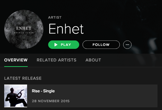 Enhet's tweet photo. Tagad #Spotify var klausīties arī mūsu vecākos veikumus, ieskaitot "Check the Foundation" https://t.co/HWj5krhKZX https://t.co/ANs6NuxdiM