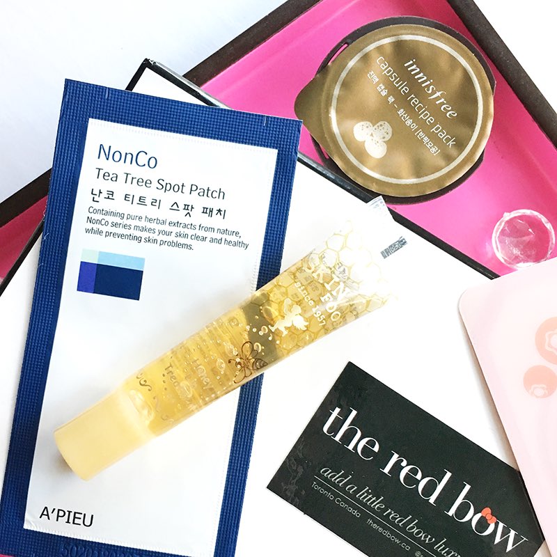 redbowshoppe's tweet photo. these are a few of our favourite things... in the #trbBOX SKINCARE EDITION ;) #kbeauty at https://t.co/CVan2cJUFV https://t.co/JXtMlWnUNT