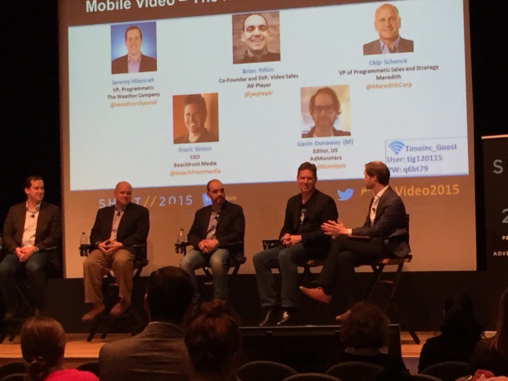 gobstop's tweet photo. Brian Rifkin of @jwplayer speaking on mobile video advertising at #shiftvideo2015 https://t.co/l3CgBrZTlP