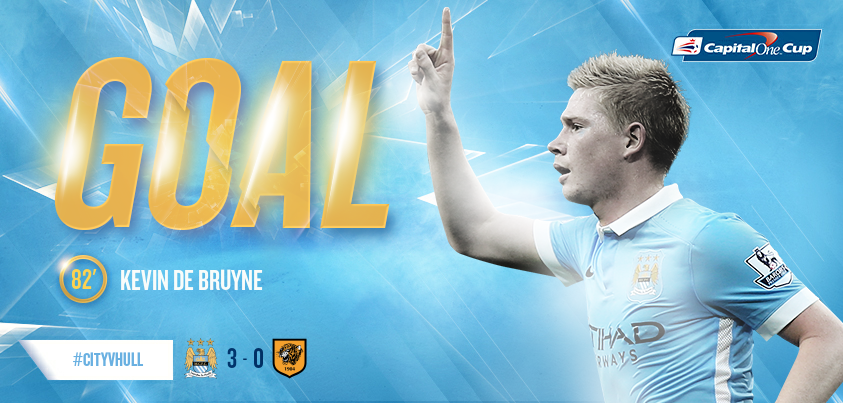 82. GOOOOOAAAAAALLL!! @DeBruyneKev seals it! #cityvhull #mcfc