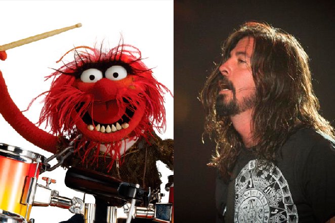 ShockCo's tweet photo. Lo que estábamos esperando: Dave Grohl y Animal se enfrentan en un duelo brutal de batería https://t.co/EsOAJgRcxZ https://t.co/I4wuXsEMhc
