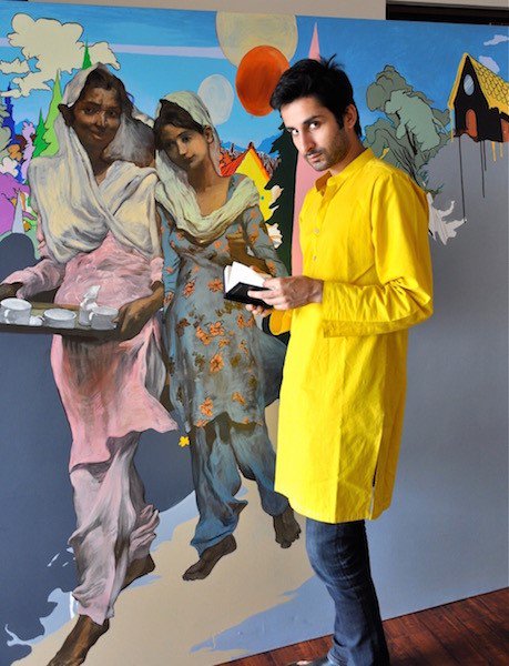 artnet's tweet photo. artnet Asks: Salman Toor, painter of modern life  https://t.co/XsJhdwZDxz https://t.co/yuoC1ky5JD