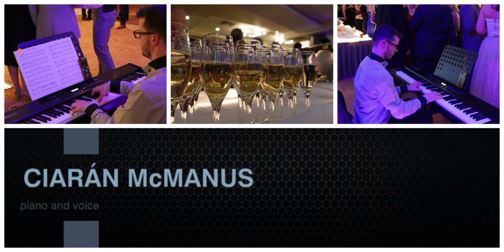 snowflakeball15's tweet photo. Gorgeous music kicked off the drinks reception at the Snowflake Ball, thanks Ciaran! https://t.co/P9sYrci6Ga https://t.co/ChiE3WF10M