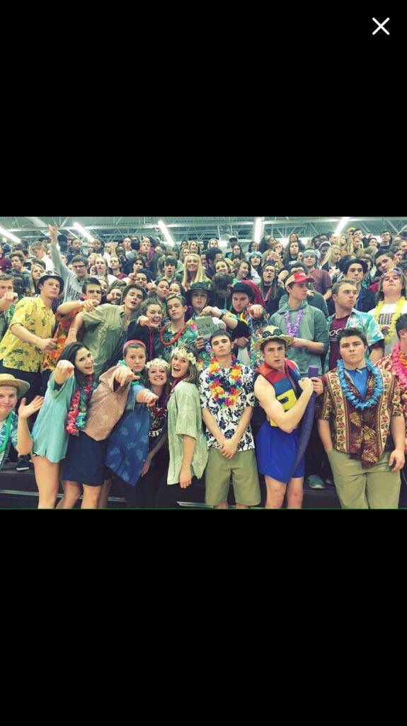 BUHuskiePack's tweet photo. Student Section goal for tonight Men's and Women's basketball game https://t.co/w82gafmFBy
