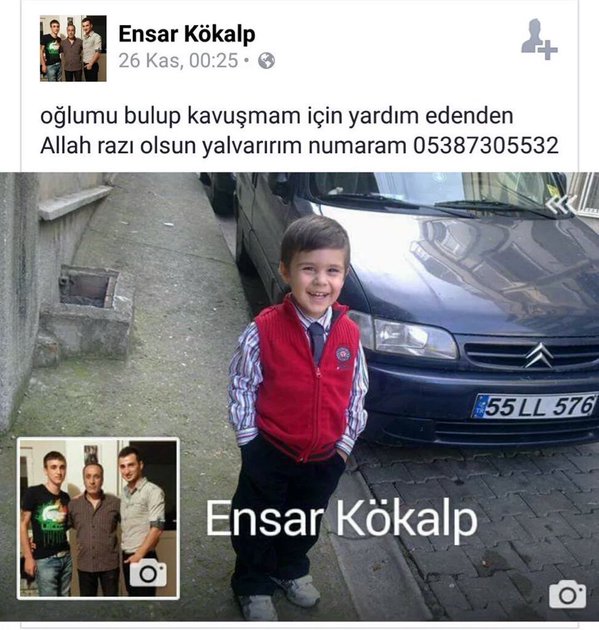 ALLAH RIZASI İÇİN RT YAPIN
Oğlunu kaybetmiş bir babanın feryadını duyalım. Cep Telefonu
05387305532