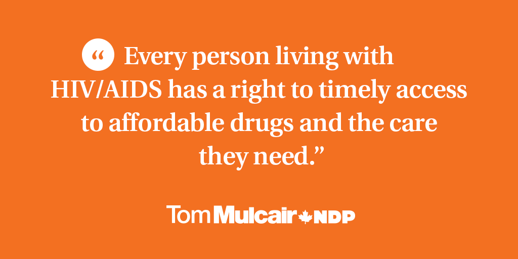 ThomasMulcair's tweet image. #WorldAIDSDay is a time for reflection and for looking forward. We can one day, eradicate AIDS.