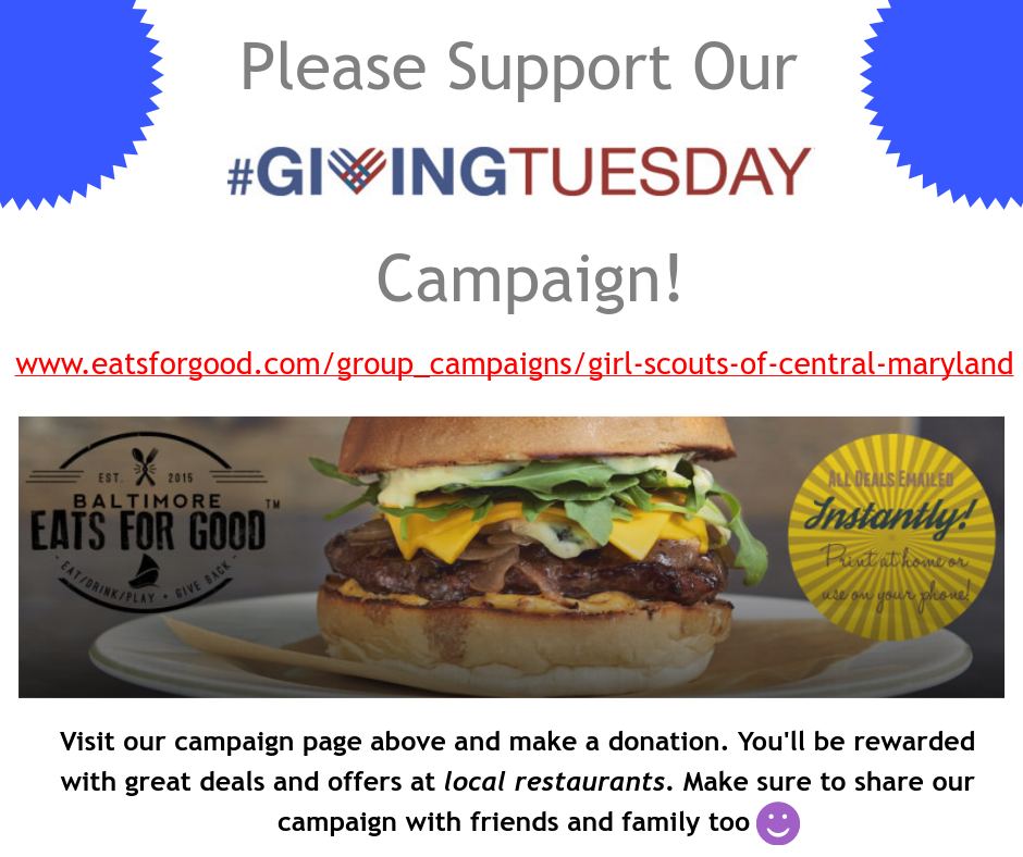 GScentralMD's tweet photo. GSCM has partnered with @EatsforGood this #GivingTuesday! Donate now and receive discounts to area merchants. https://t.co/dxSPXuZlPq
