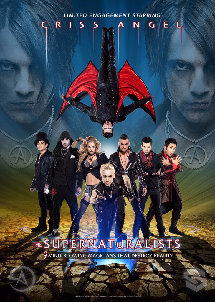 BREAKING NEWS: I'm Touring/Starring in The <a href="/Supernaturalist/">The SUPERNATURALISTS</a> LIVE! Begins 1/12/16 TIX &amp; INFO: thesupernaturalists.com/tour