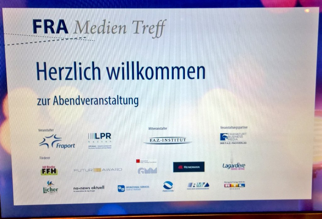 Auf zur #Abendveranstaltung! #FraMedienTreff <a href="/airport_fra/">Frankfurt Airport</a> <a href="/FAZInstitut/">F.A.Z.-Institut</a> framedientreff.de