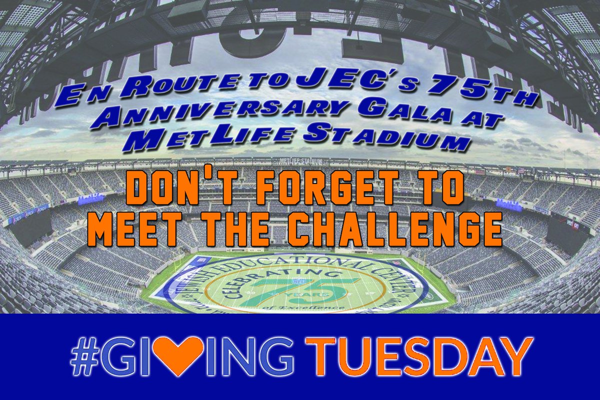JEC_ElizabethNJ's tweet photo. On Giving Tuesday, triple down on your philanthropy. ALL contributions will be matched 3:1.#JECChallengeGrant2 https://t.co/2MsK0fsGIz