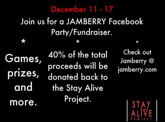 OperationPilot's tweet photo. JAMBERRY FACEBOOK PĀRTY/FŪNDRÂISËR.

Çheck øūt https://t.co/MyRdBo9PBd for more infø.

#stayaliveproject https://t.co/LCGFpXFBn0