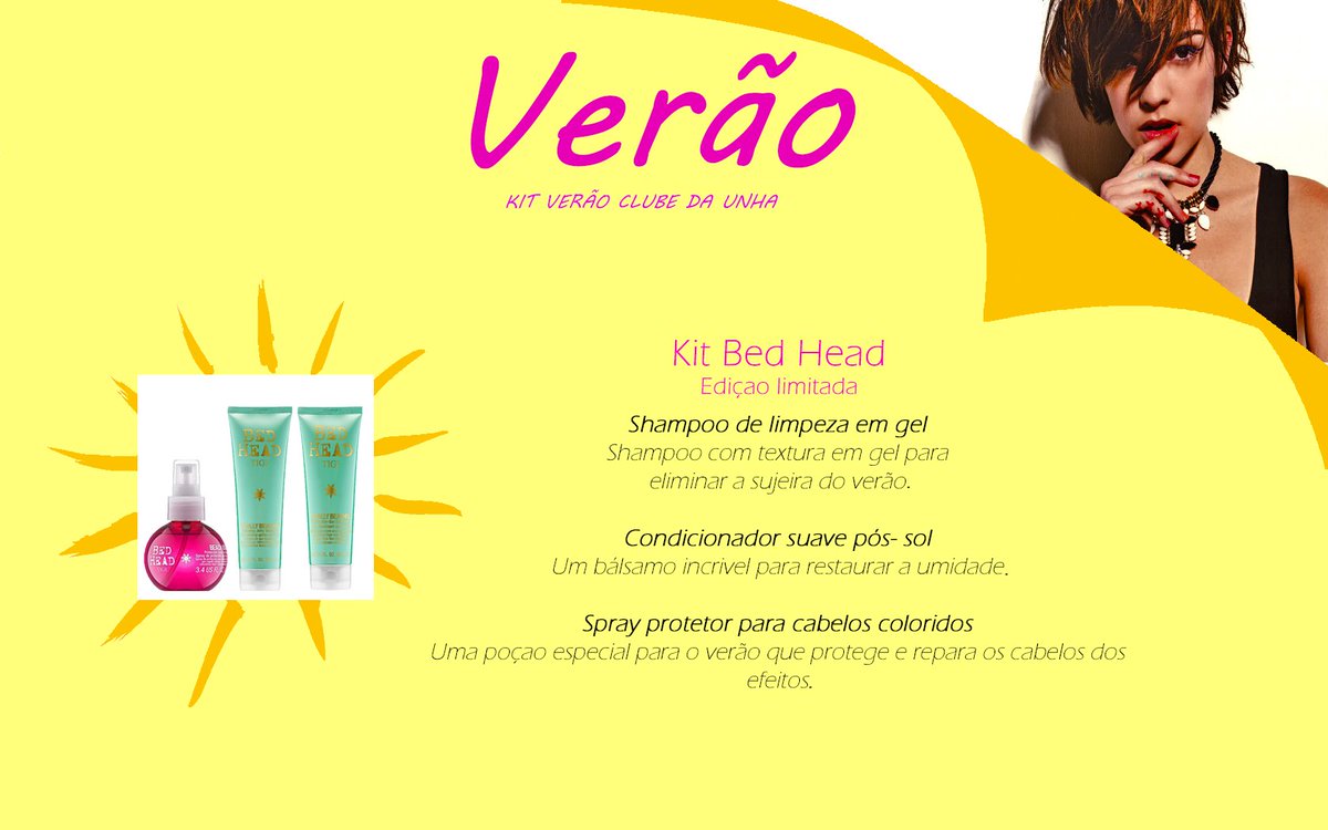 Clubedaunhaofc's tweet photo. #bedhead 
#kit
#verão
#clubedaunha
Adquira já o seu e proteja se dos danos do verão! https://t.co/MFm2hxGcan