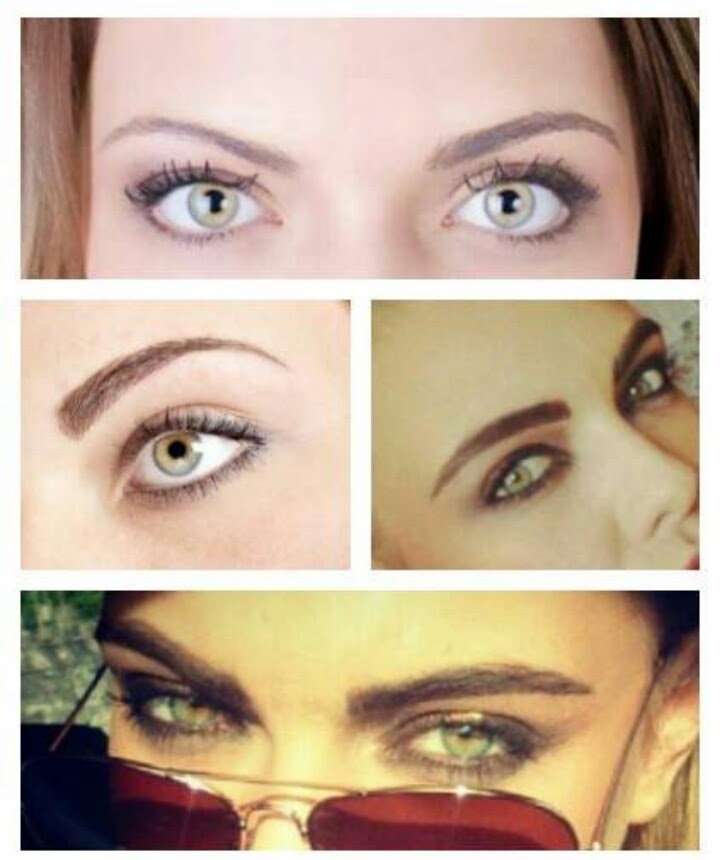 faceframe3D's tweet photo. Models natural brow top left. Create the brow YOU want in 3D. Award winning brow extensions https://t.co/VFI1LkTiLc https://t.co/wi9T9VKPlk