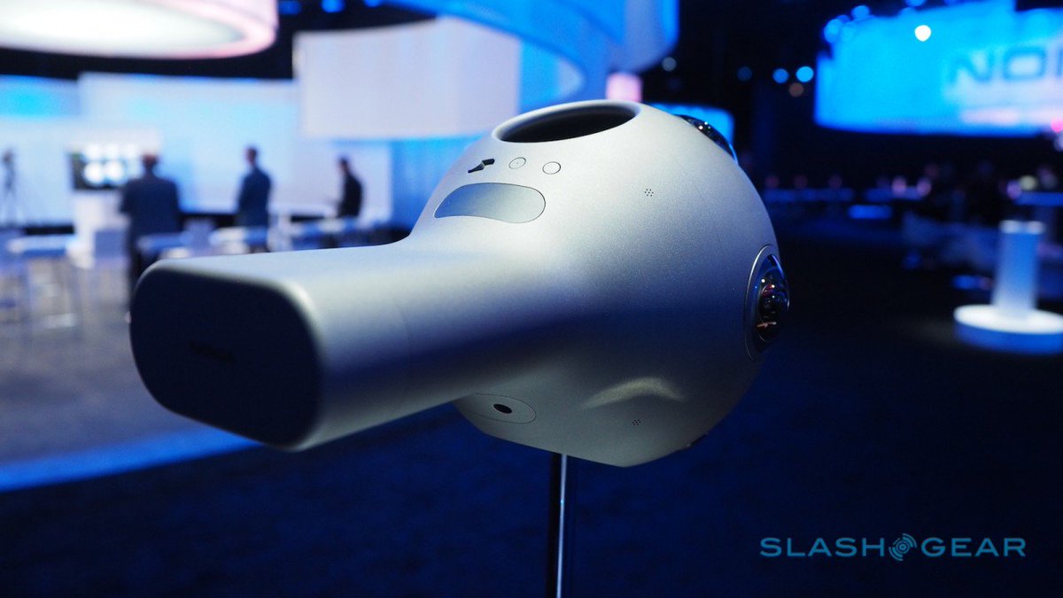 UHD4k's tweet photo. $60k Nokia OZO 360° VR cam uses eight 2K×2K cameras; renders 8K×10K with 10-bit sRGB color: https://t.co/ohverKPirB https://t.co/OhabXG5dE3