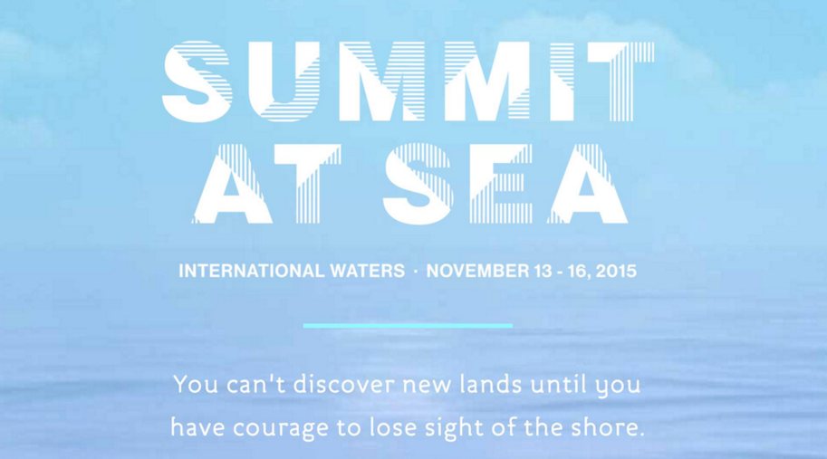 PurposeGen's tweet photo. Charting New Waters: Reflecting on our first #SummitAtSea #sas15 @summit https://t.co/8mG2whhTeI https://t.co/okw4WW87jj