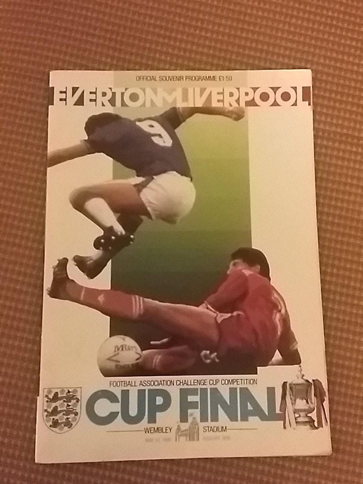 FootyProgram's tweet photo. Liverpool FC VS Everton FC programme for the 1986 FA Cup Final. https://t.co/QoZoo3GeAe