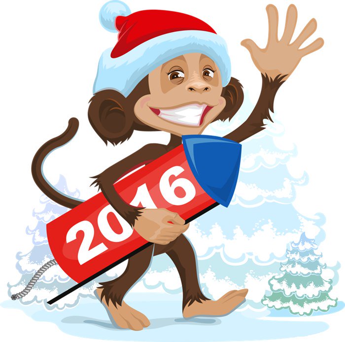 Картинки надпись с новым годом 2016, живых