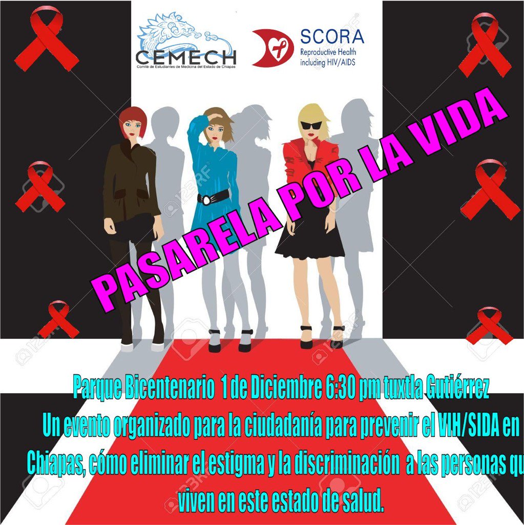 DSNTCEMECH's tweet photo. Parque Bicentenario 6:30 pm en honor a todas las victimas de esta enfermedad. #VIH #sida #1Diciembre https://t.co/Mpd5L1jlMw