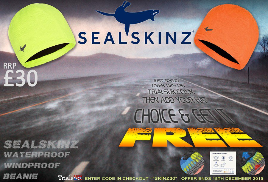 Trials Central on Twitter "Free Sealskinz Beanie Offer At TrialsUK